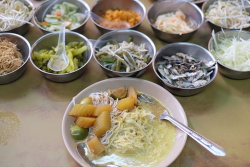 noodles served in a phuket restaurant