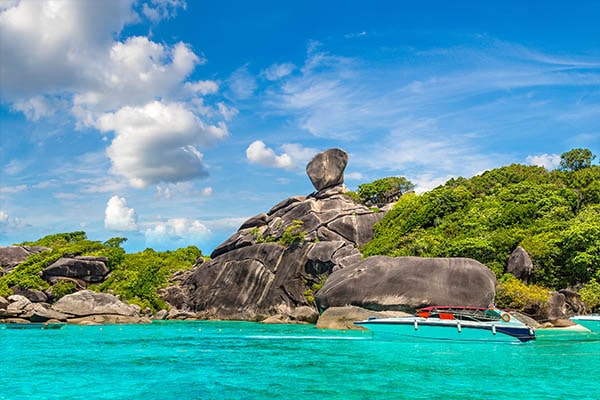 boulder formation at similan islands
