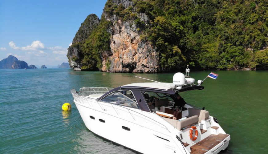 Luxury Phuket MotorYacht Private Charter -Phang Nga Bay