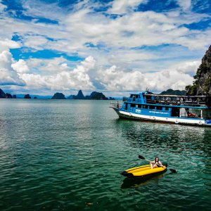 Simba sea trips slow boat in Phang Nga Bay