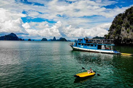 Simba sea trips slow boat in Phang Nga Bay
